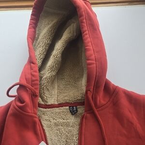 NWT Magcomsen Men’s Heavyweight Sherpa-Lined Hoodie - Gray - Size XL